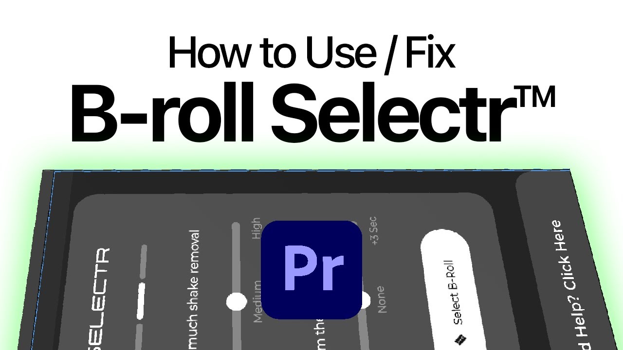 How to Use the AI B-Roll Selectr™ Plugin | Premiere Pro Tutorial