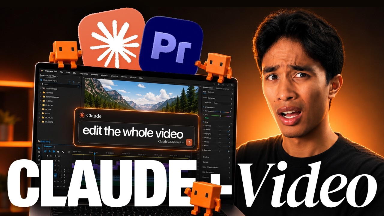 Claude just Edited My ENTIRE Video in Premiere Pro in 5 MIN