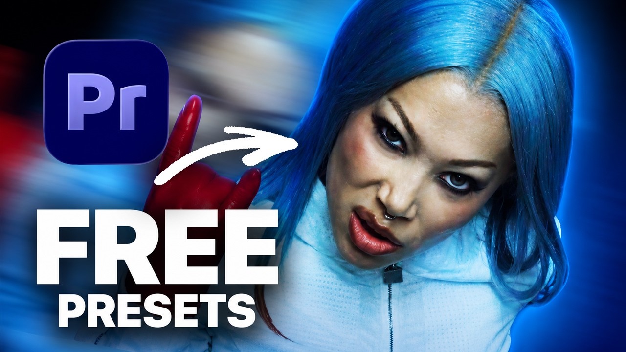 How to make INSANE Music Video Transitions in Premiere Pro (Free Presets Included)