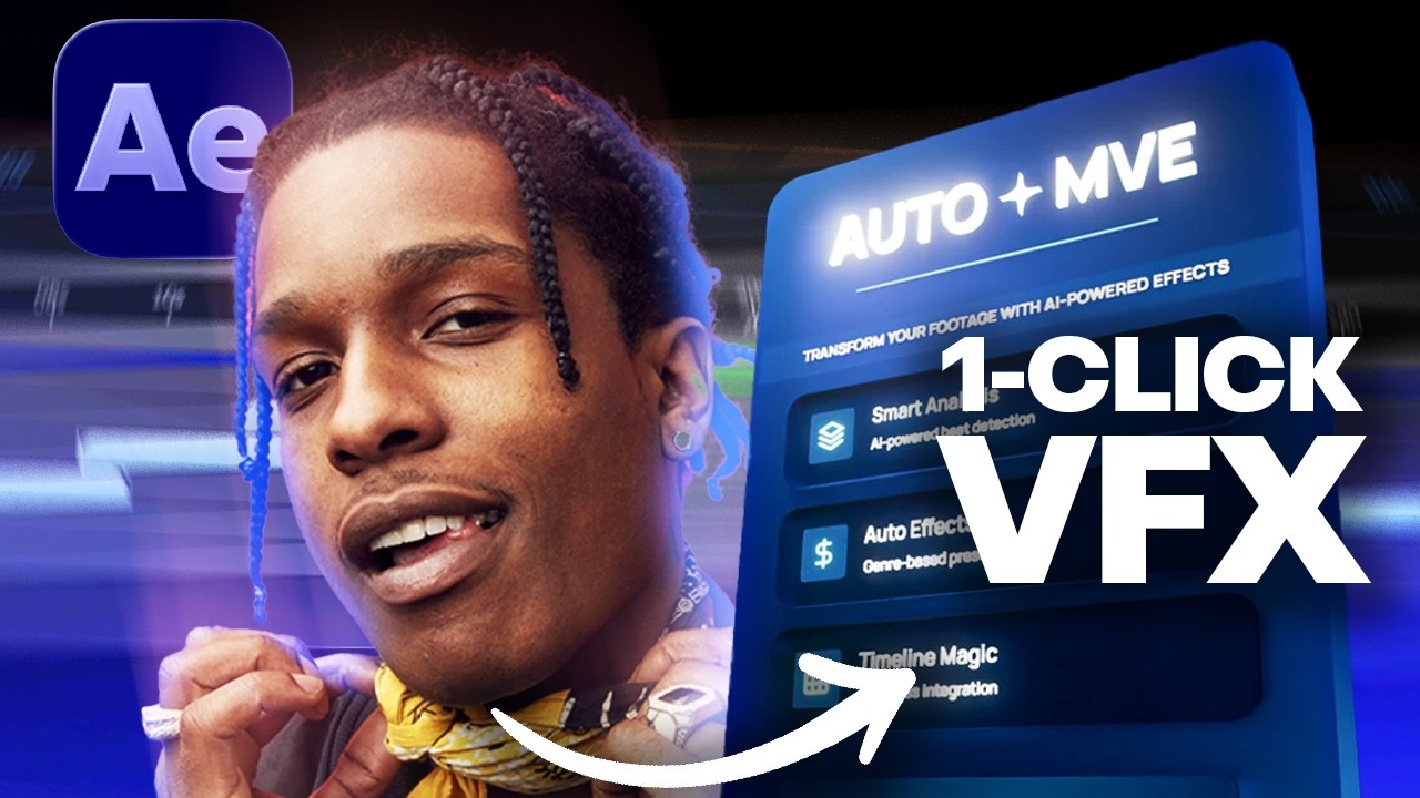 The FASTEST possible way to add VFX in After Effects (For Music Videos)